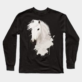 White Horse Long Sleeve T-Shirt